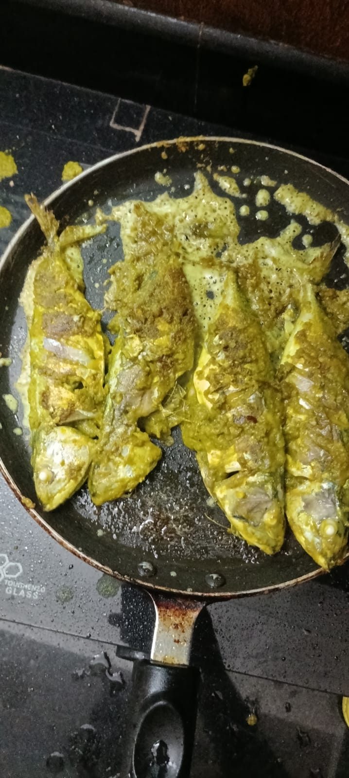Bangude green tawa fry