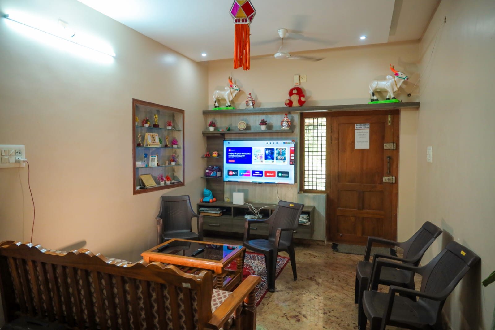 Bright living hall