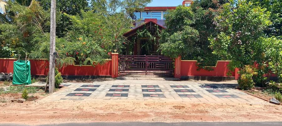 Front gate and compound
