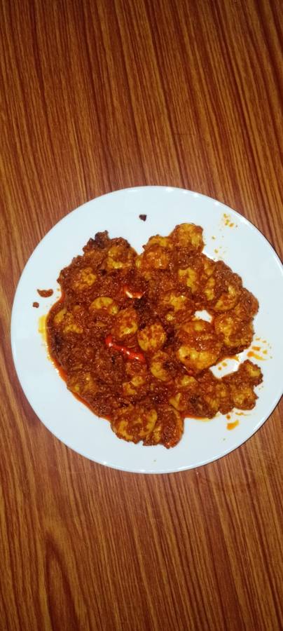 Prawns dry sukka