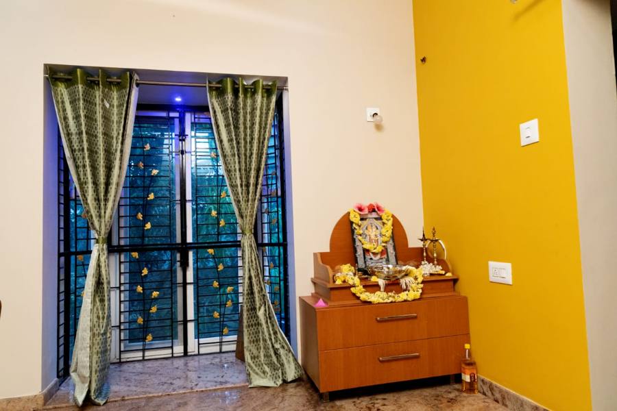 Prayer area by the window