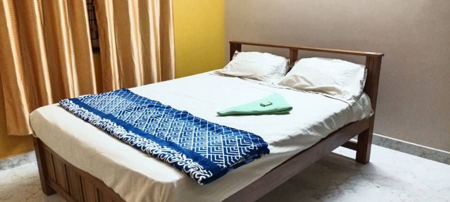 Simple, clean bedroom
